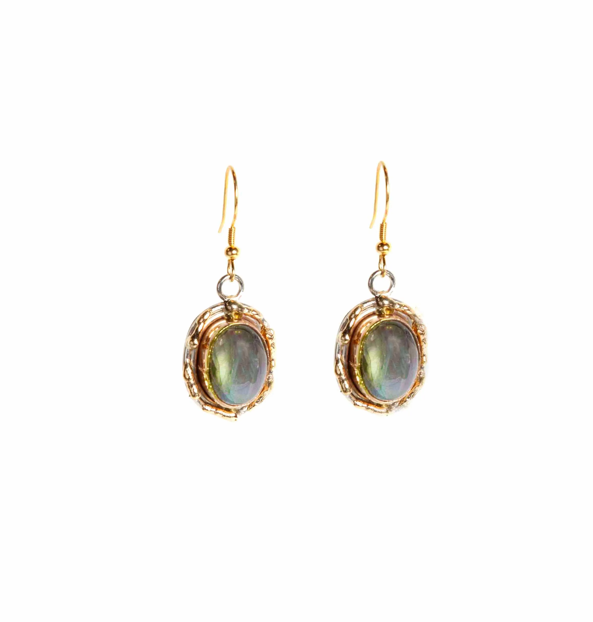 ALCHEMY EARRINGS IN LABRADORITE