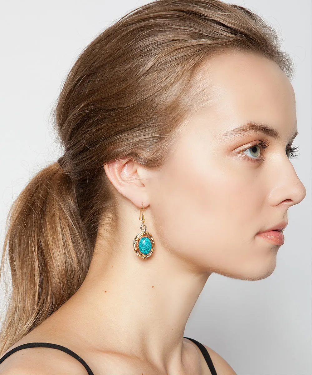 ALCHEMY EARRINGS IN TURQUOISE