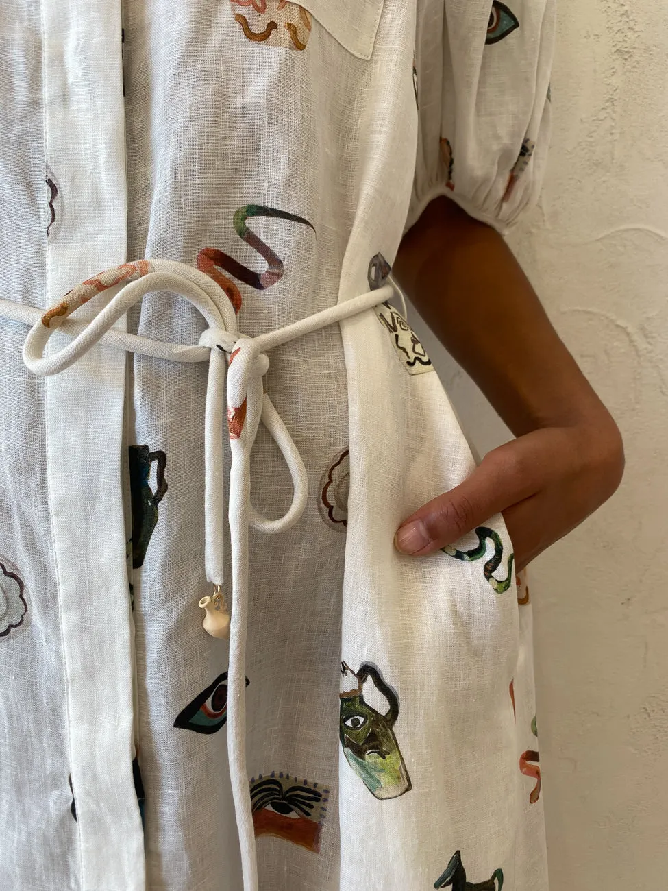 Alemais Hera Midi Dress in Ivory