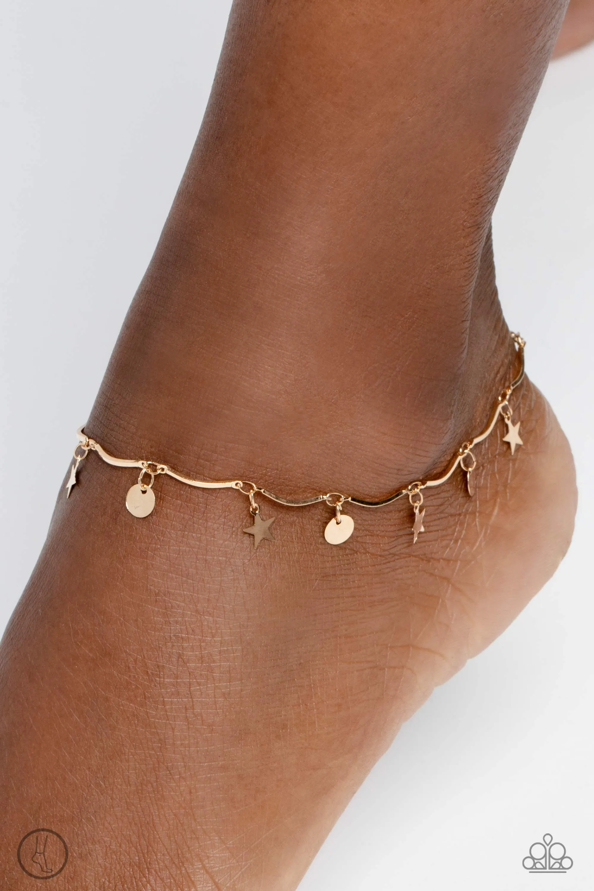 BEACH You To It Gold Anklet - Paparazzi Accessories