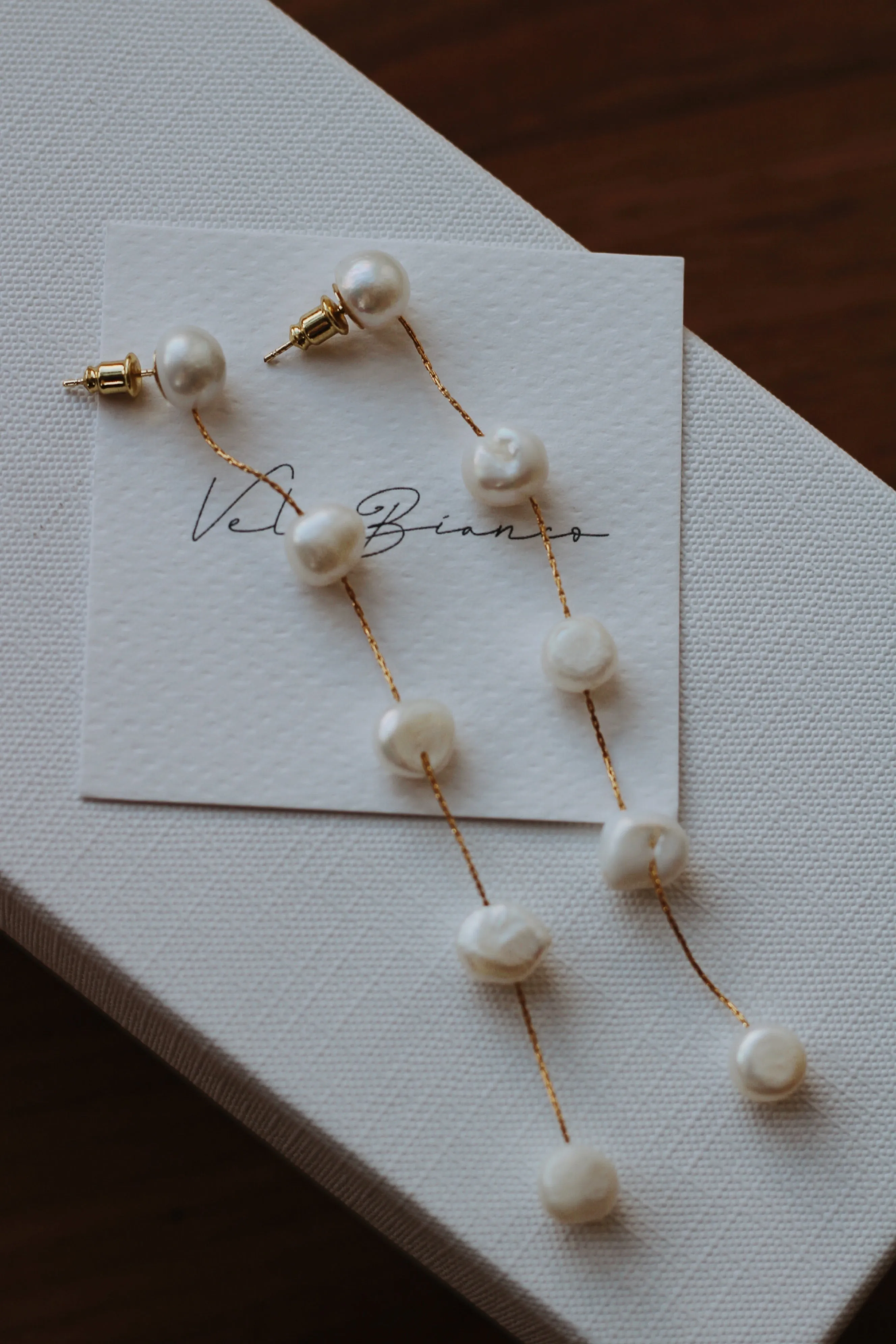 Bridal Pearl Drop Earrings