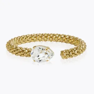 Caroline Svedbom Classic Rope Gold Bracelet - Crystal