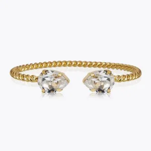 Caroline Svedbom Mini Drop Gold Bracelet - Crystal
