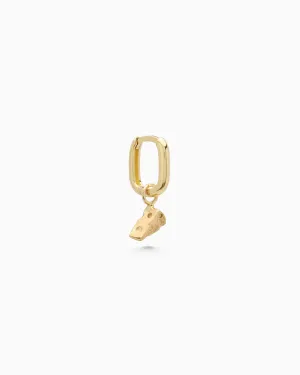 Cheese Earring | Gold