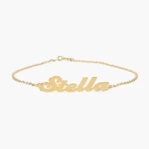 'Di Moda' Name Anklet