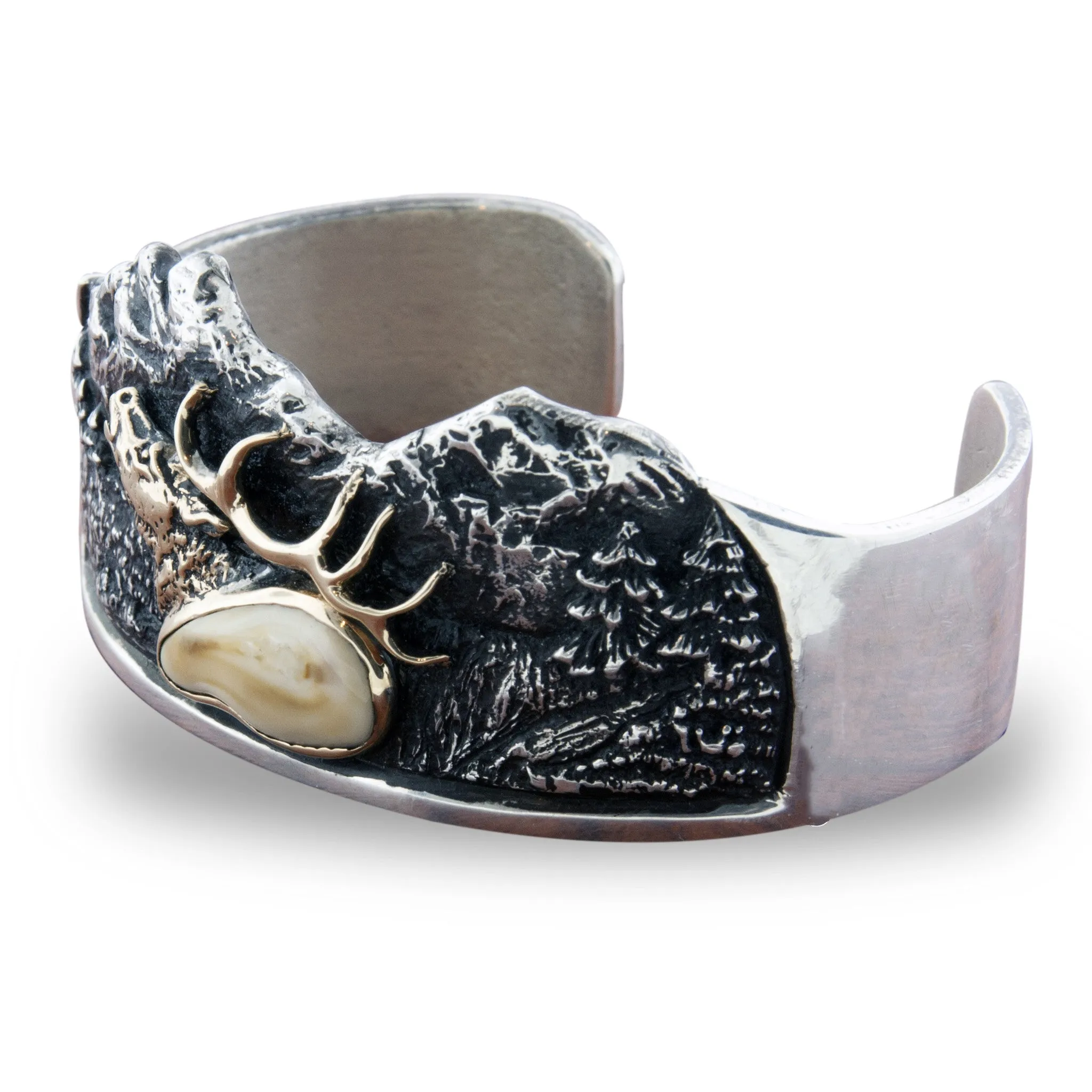 Elk Ivory Cuff Bracelet