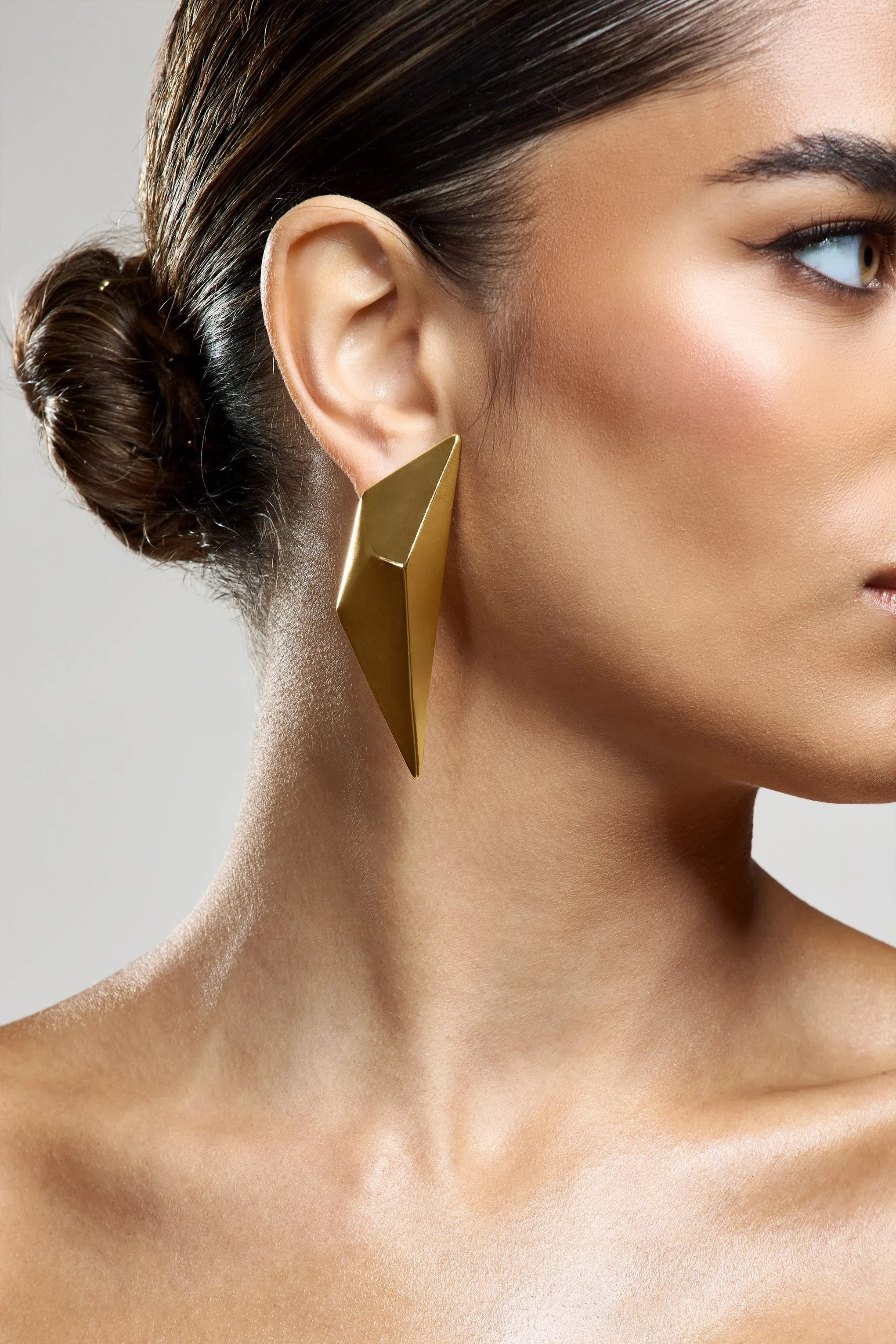 Encounter | Gold Abstract Statement Earrings