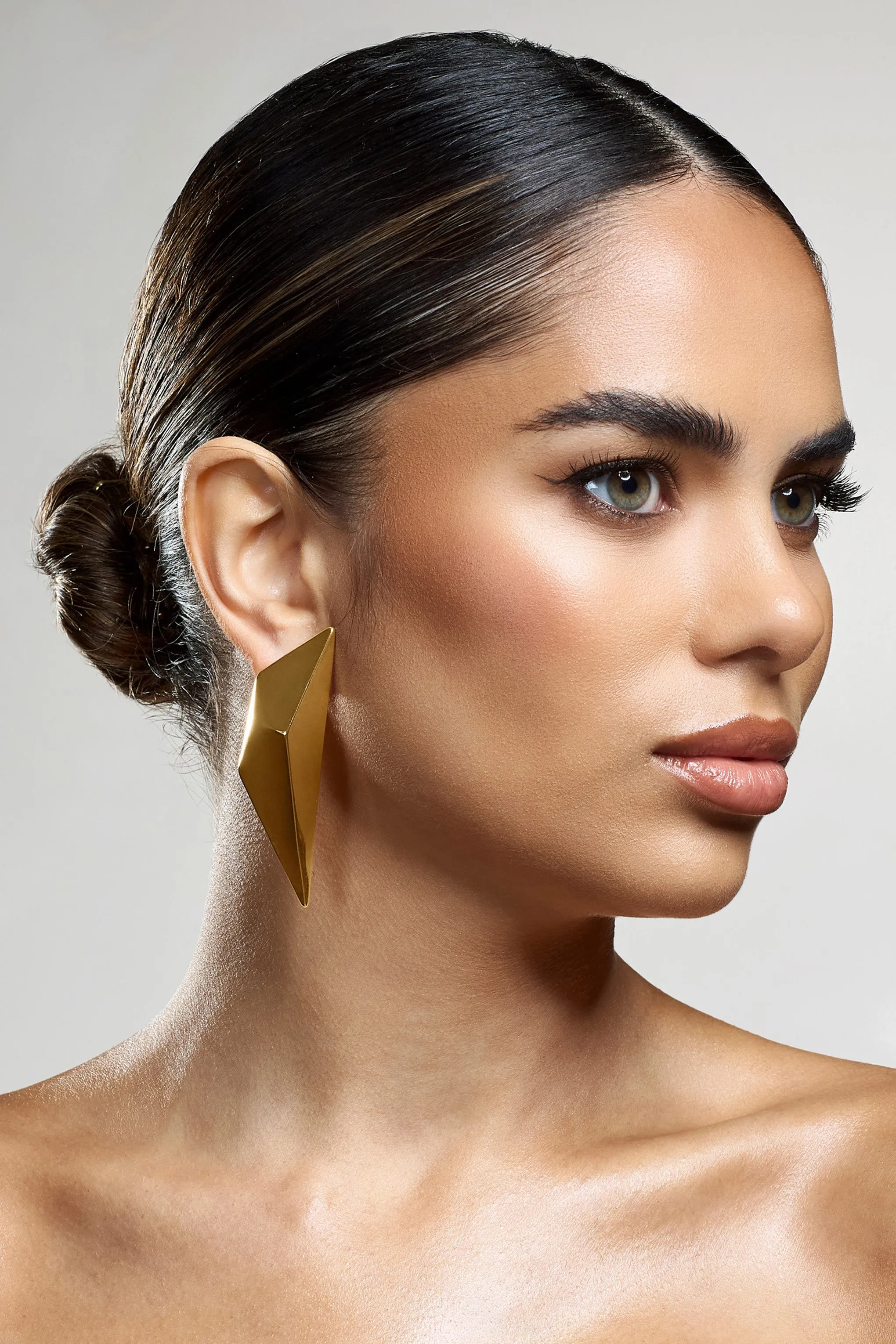 Encounter | Gold Abstract Statement Earrings