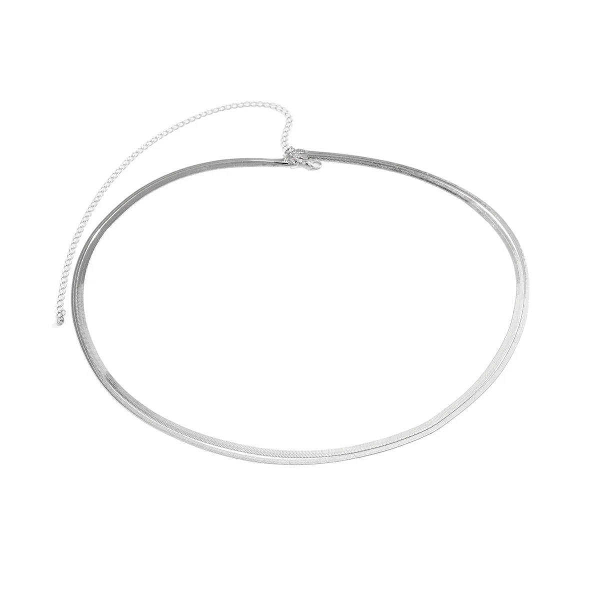 European and American Fashion Simple Waist Chain Street Style Snake Bone Body Chain