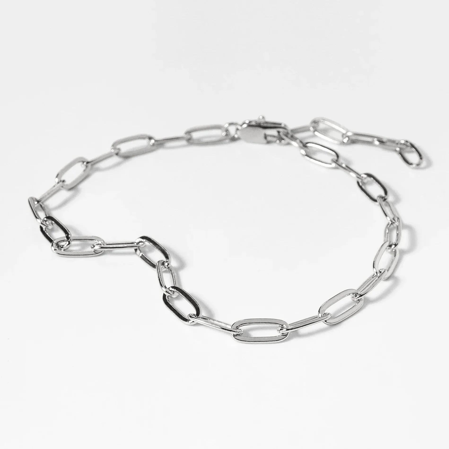 Finn Bracelet Rhodium Plated | THATCH