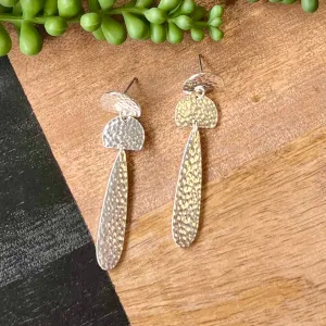 Hammer Silver 3 Shape Earring