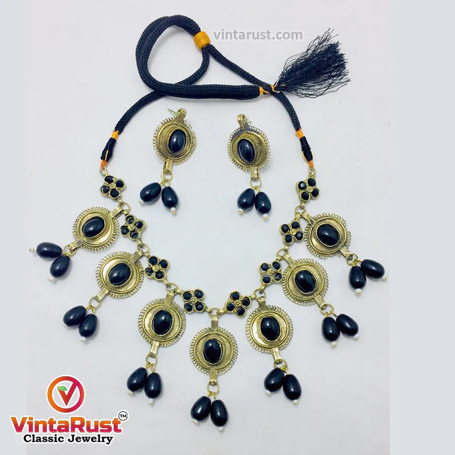 Handmade Choker Necklace With Earrings