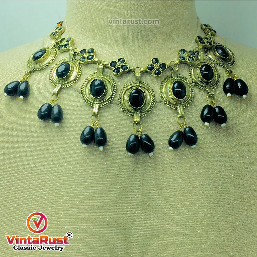 Handmade Choker Necklace With Earrings