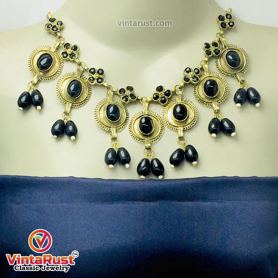 Handmade Choker Necklace With Earrings