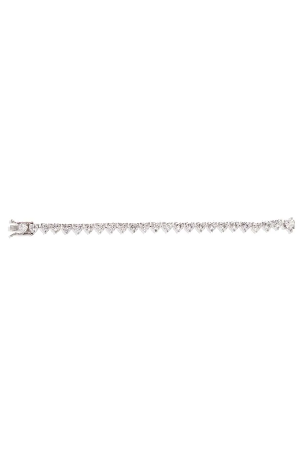 Heart Shape Tennis Bracelet
