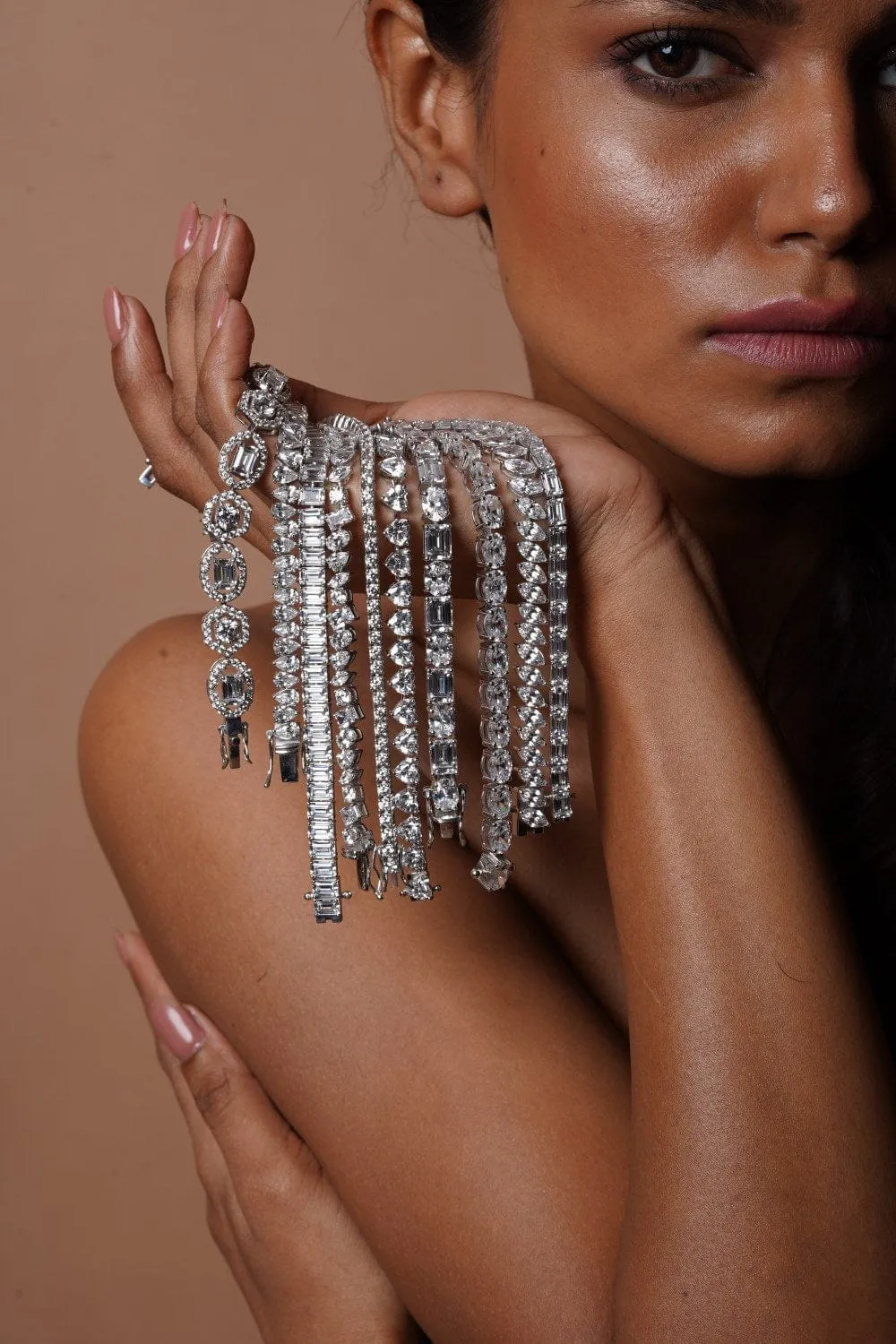 Heart Shape Tennis Bracelet