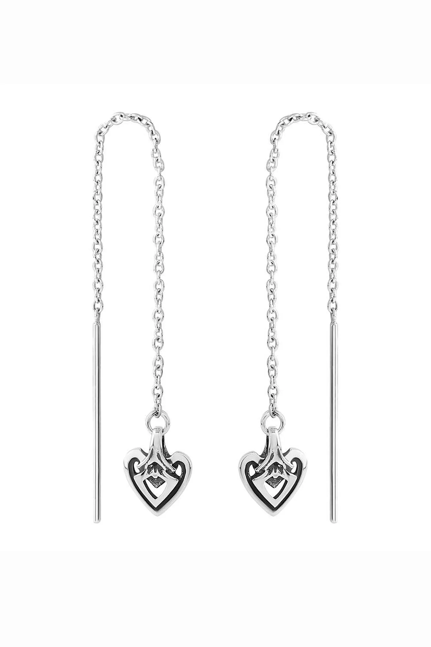 Heart Threaders Silver