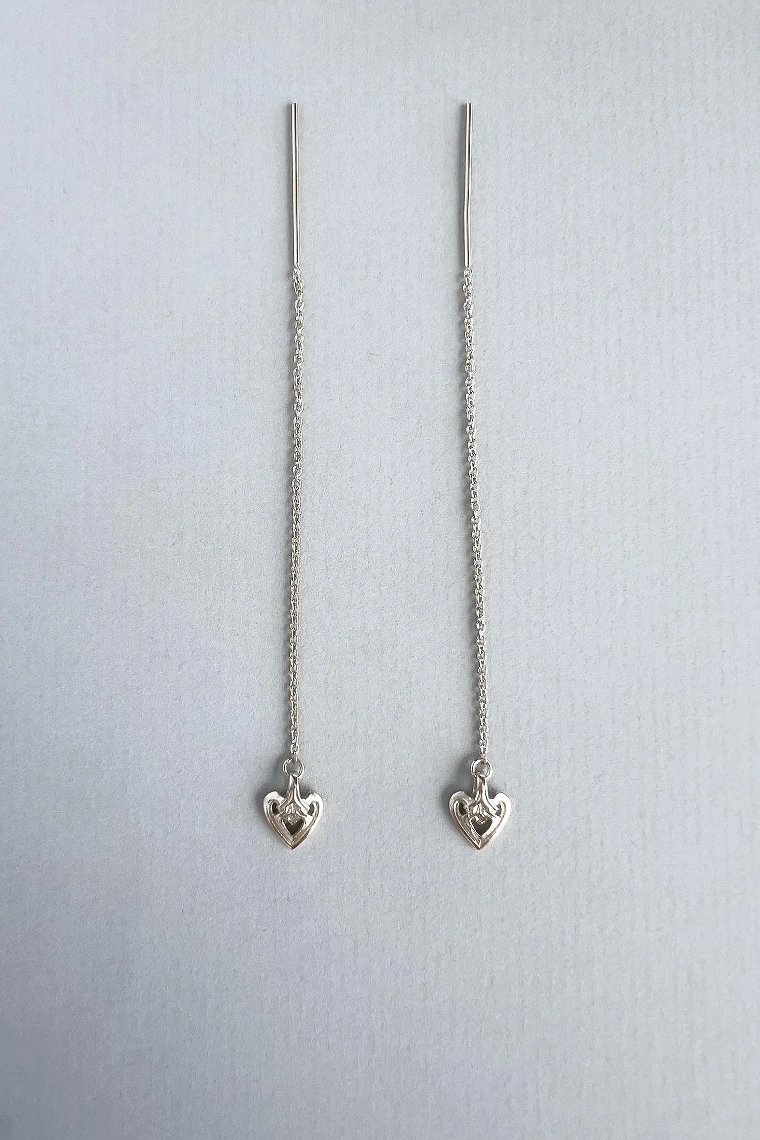 Heart Threaders Silver