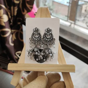 Jewelestia Moonlit Jhumkas