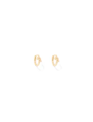 Kendra Knot Hoop Earrings