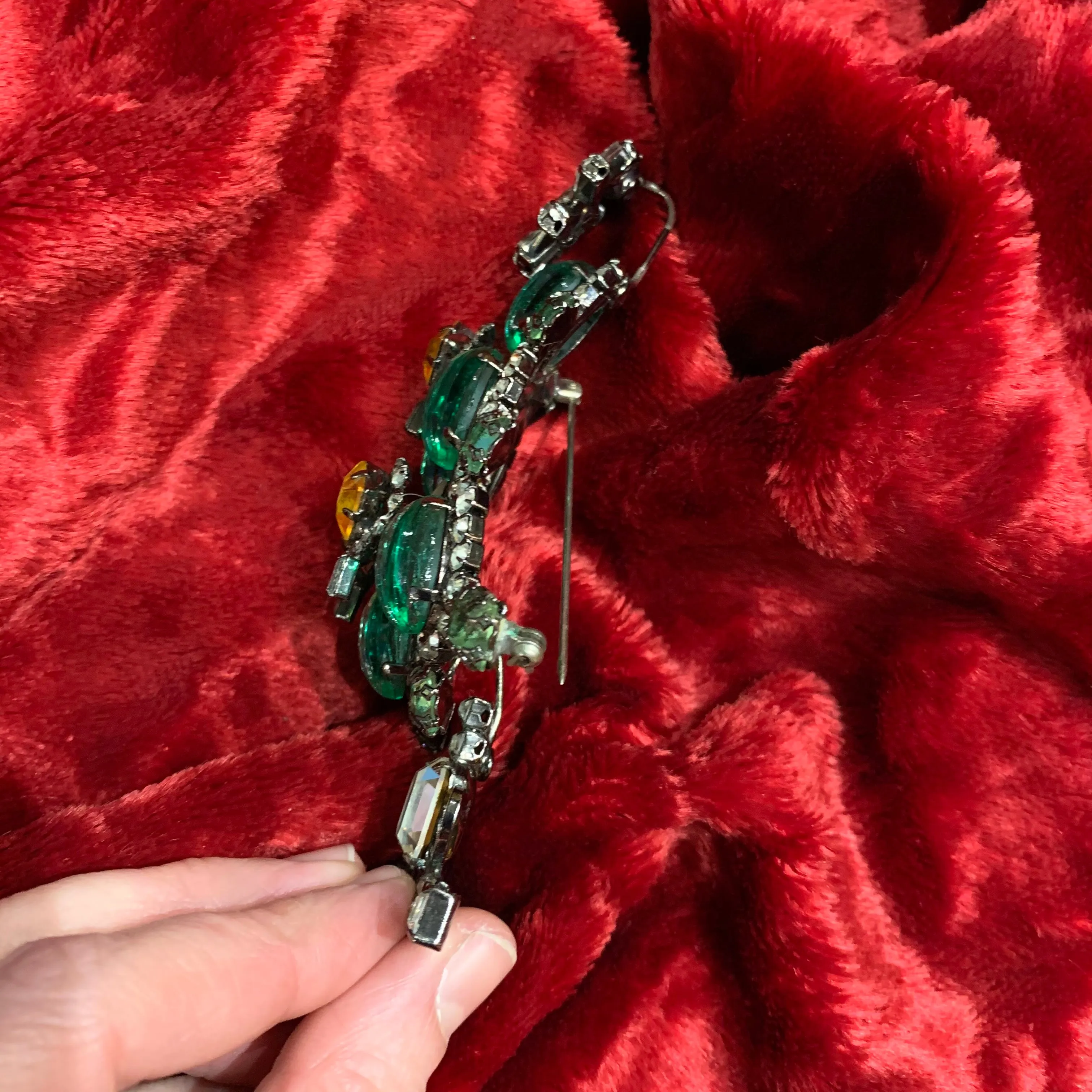 Larry Vrba Christmas Tree Brooch