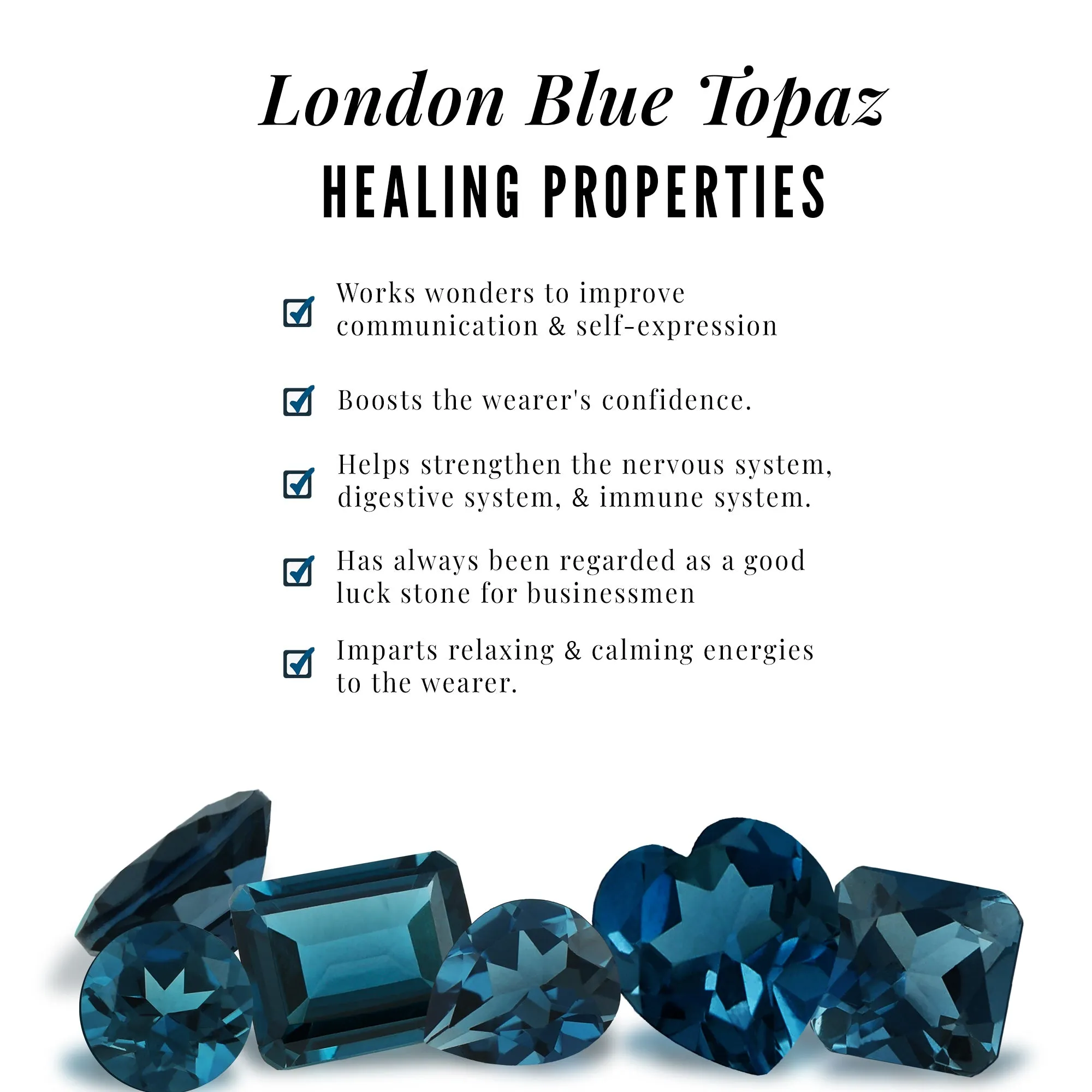 London Blue Topaz Pendant Necklace with Diamond Halo