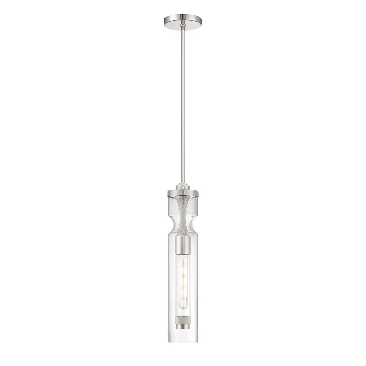 Mistero 4 in. Pendant Light Nickel Finish