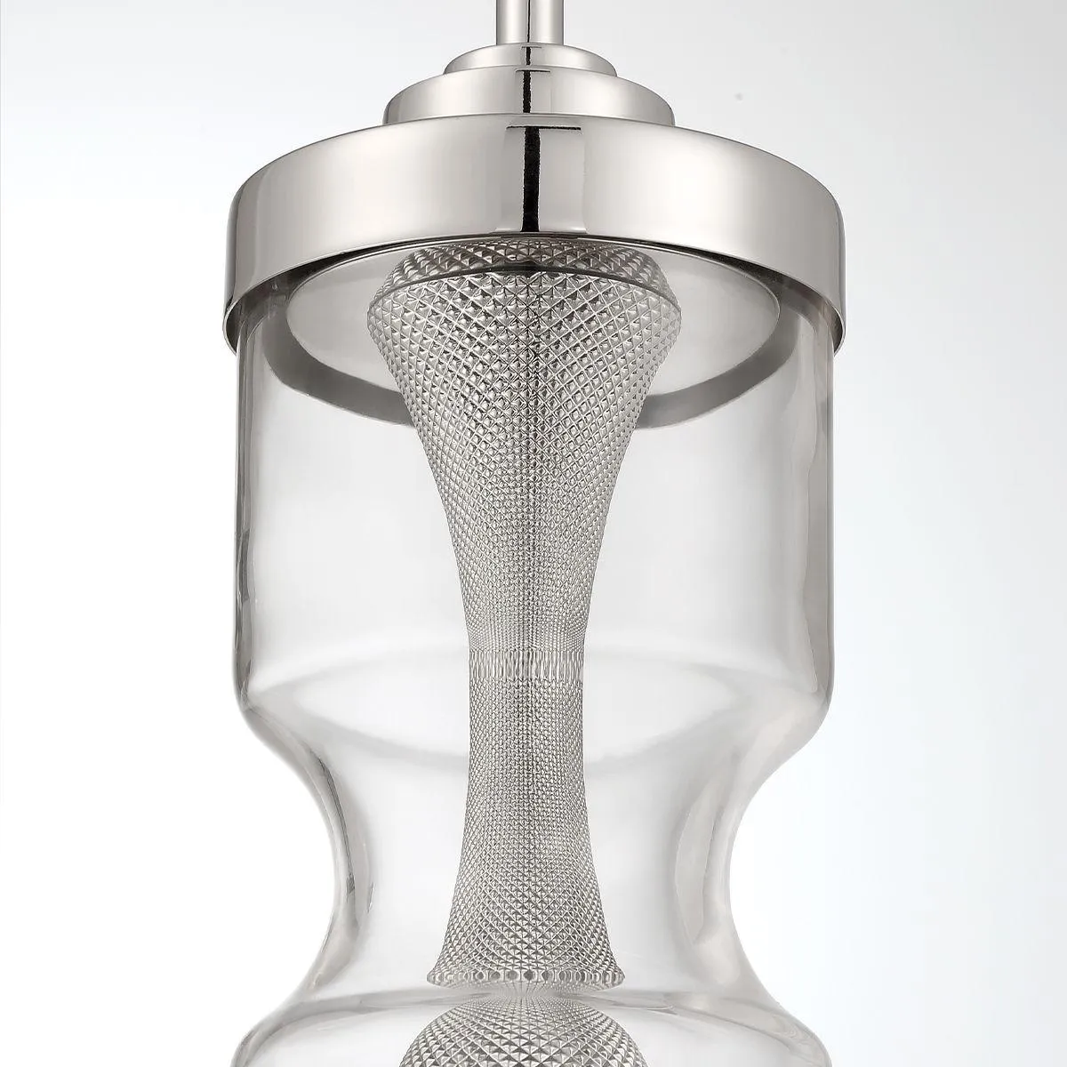 Mistero 4 in. Pendant Light Nickel Finish