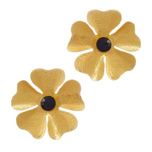 Molly Phillips Small Flower 14K Gold Plated Earrings