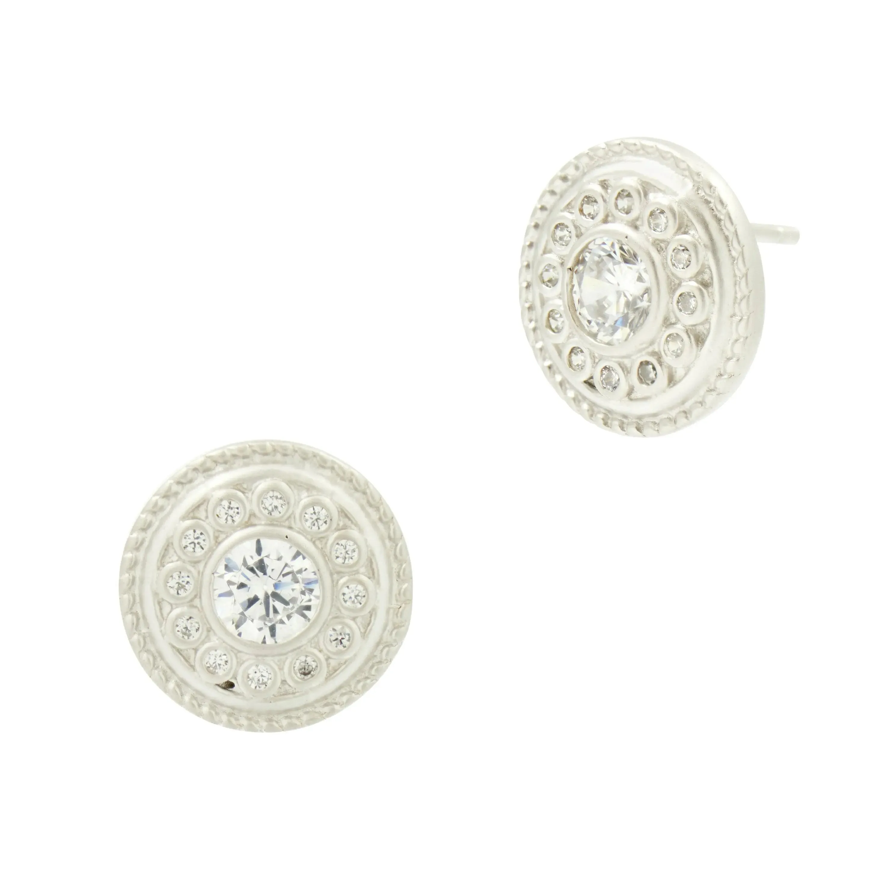 Nautical Button Stud Earrings