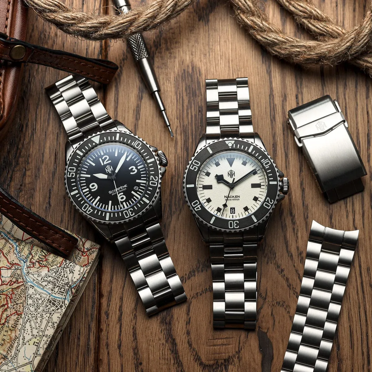 NTH Scorpène Dive watch - Oyster Bracelet - Date