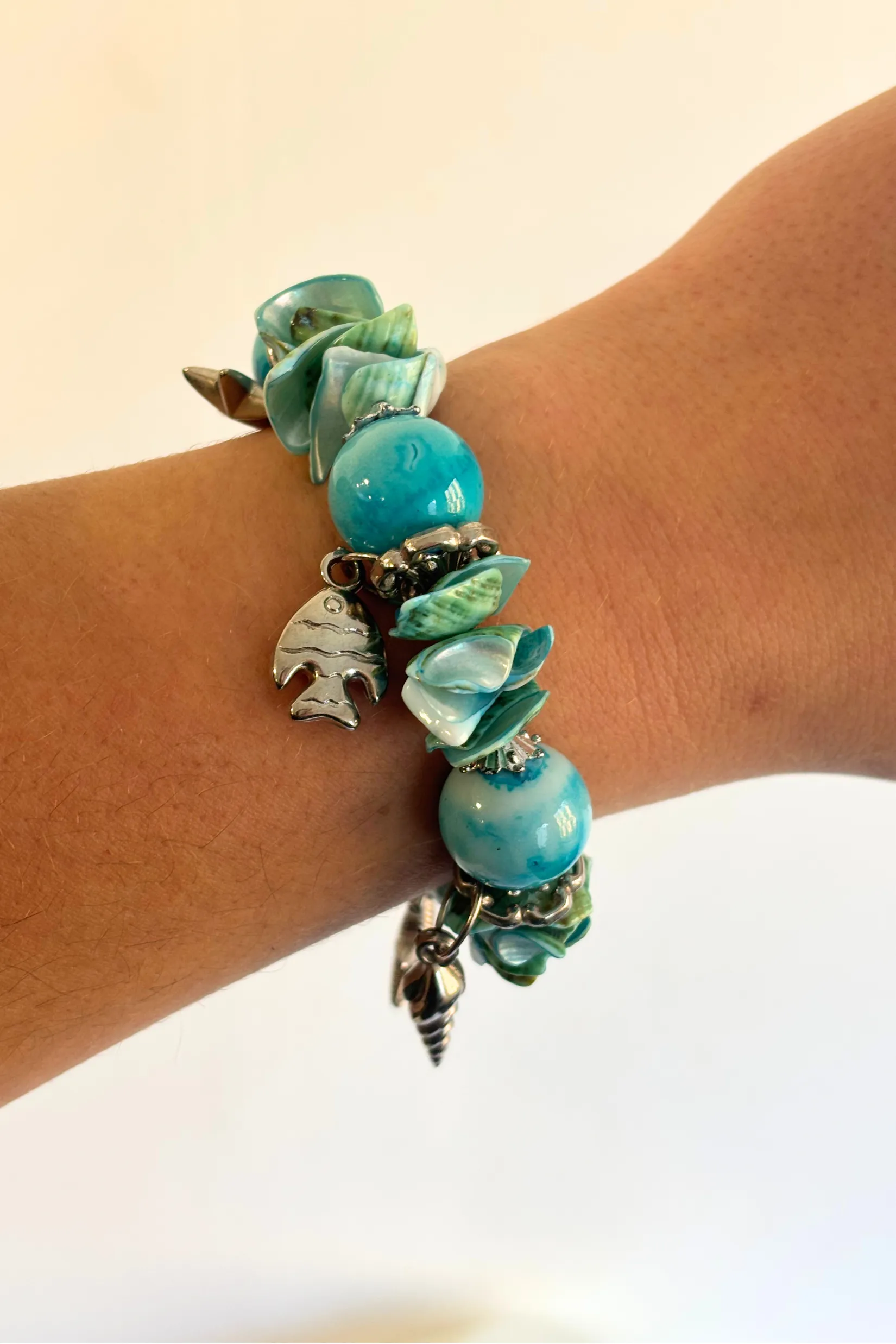 Ocean theme chunky bracelet