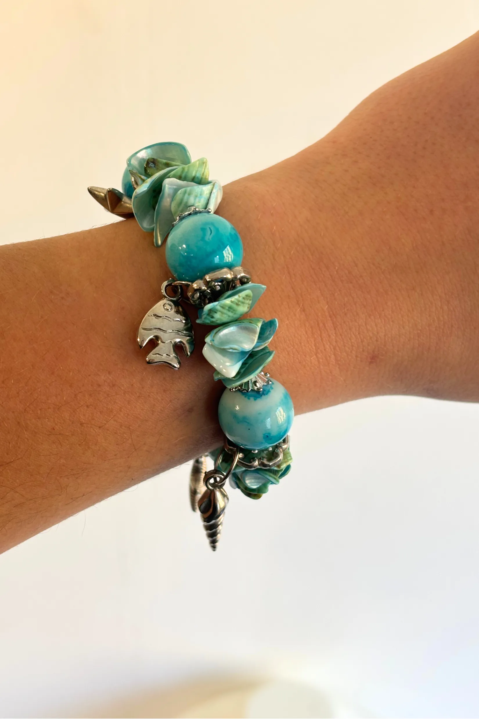 Ocean theme chunky bracelet