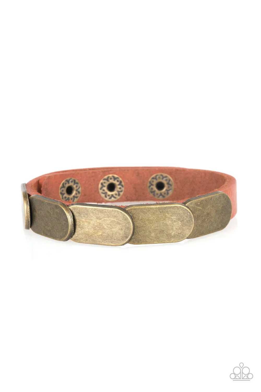 Paparazzi Accessories - Off-Road Rally #B171 - Brass Bracelet