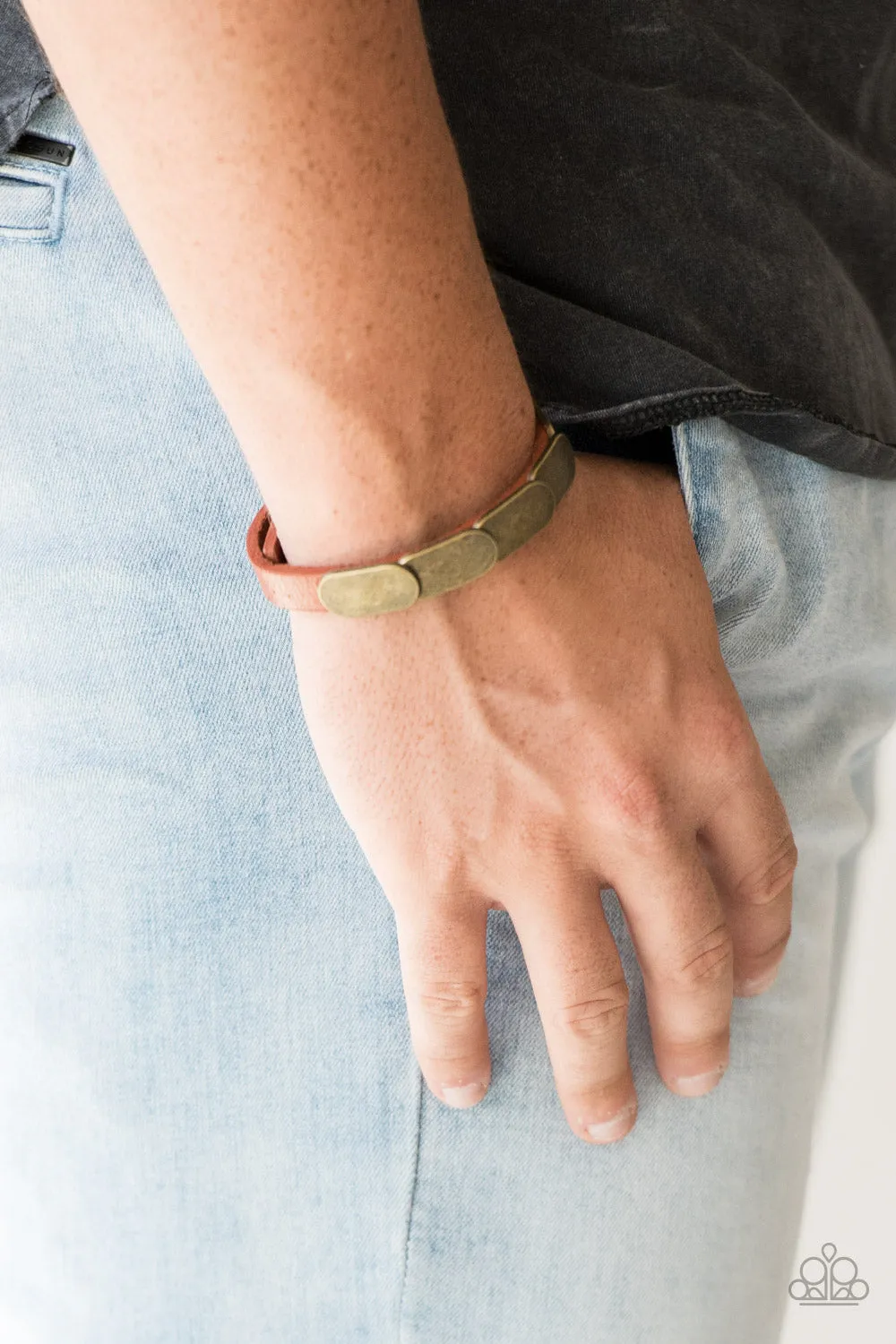 Paparazzi Accessories - Off-Road Rally #B171 - Brass Bracelet
