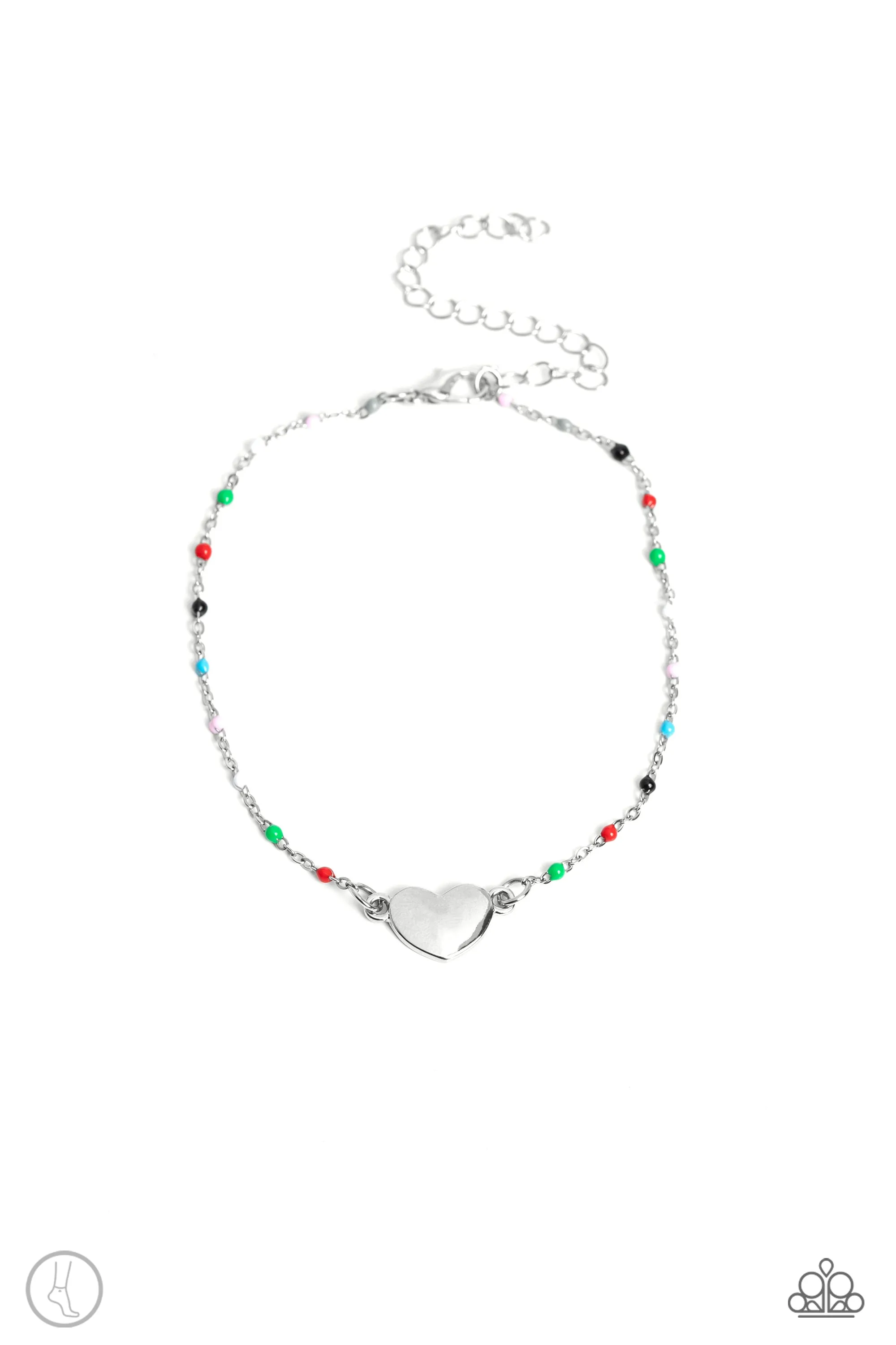 Paparazzi Sunbather Serenade Multi Anklet Bracelet