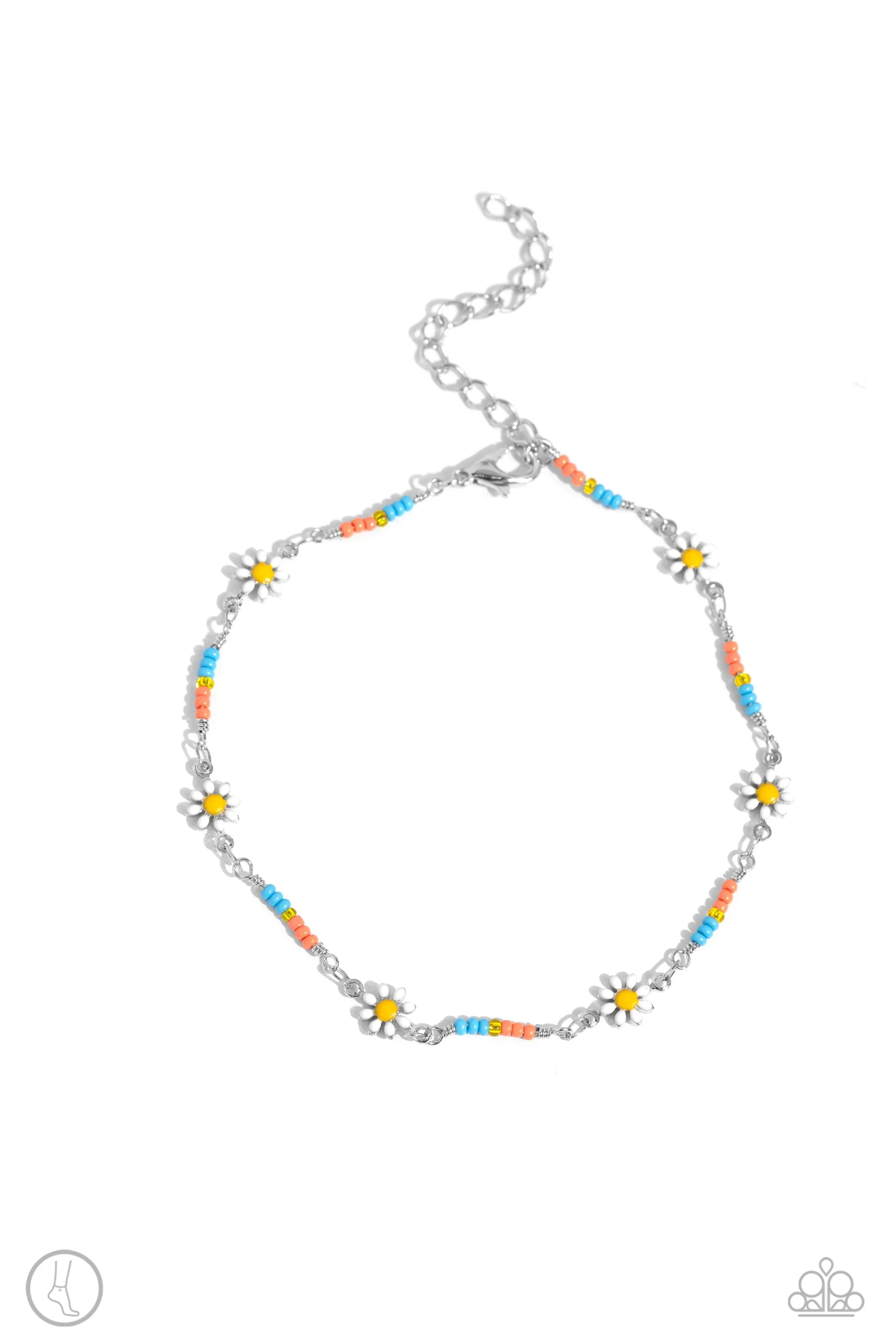 Paparazzi Sweetest Daydream Orange Anklet Bracelet