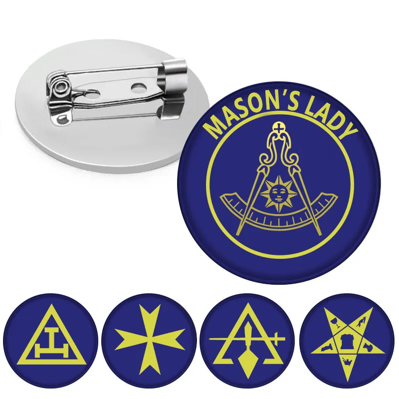 Past Master Blue Lodge California Regulation Brooch - Mason's Lady