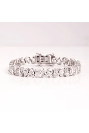 Pear Shape Tennis Bracelet