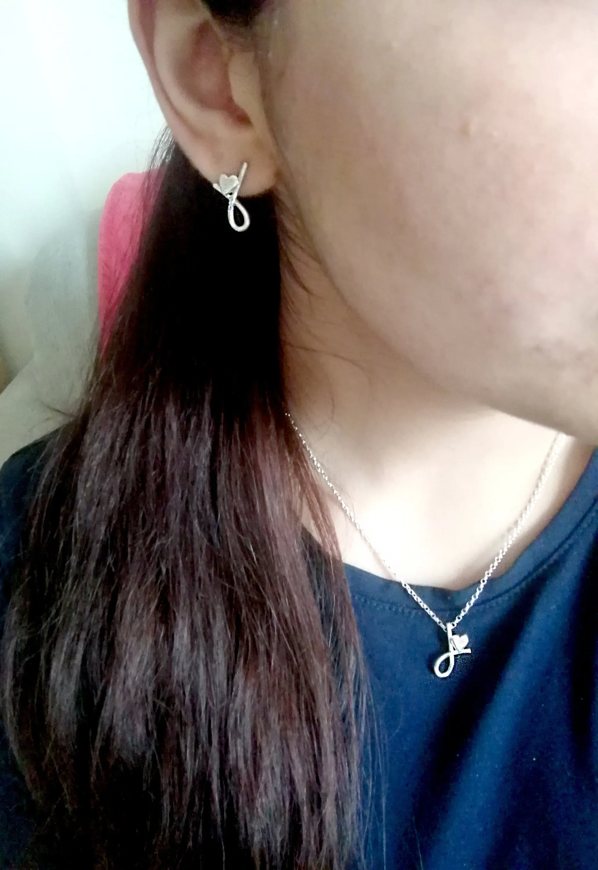 Pinky Promise Sterling Silver Earrings