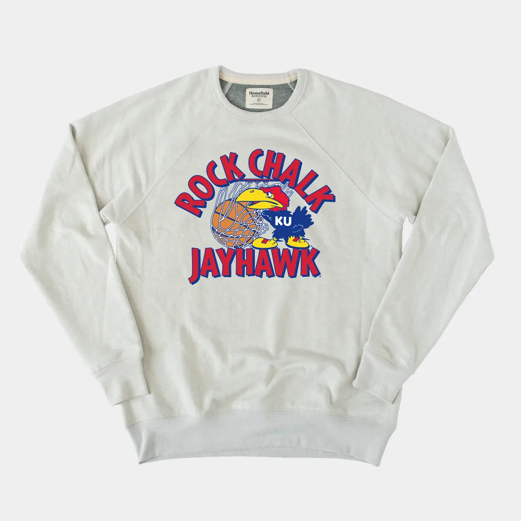 Rock Chalk Jayhawk Vintage Kansas Crew
