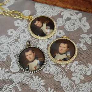 SALE! Miniature Portrait - Large Round - Napoleon Bonaparte