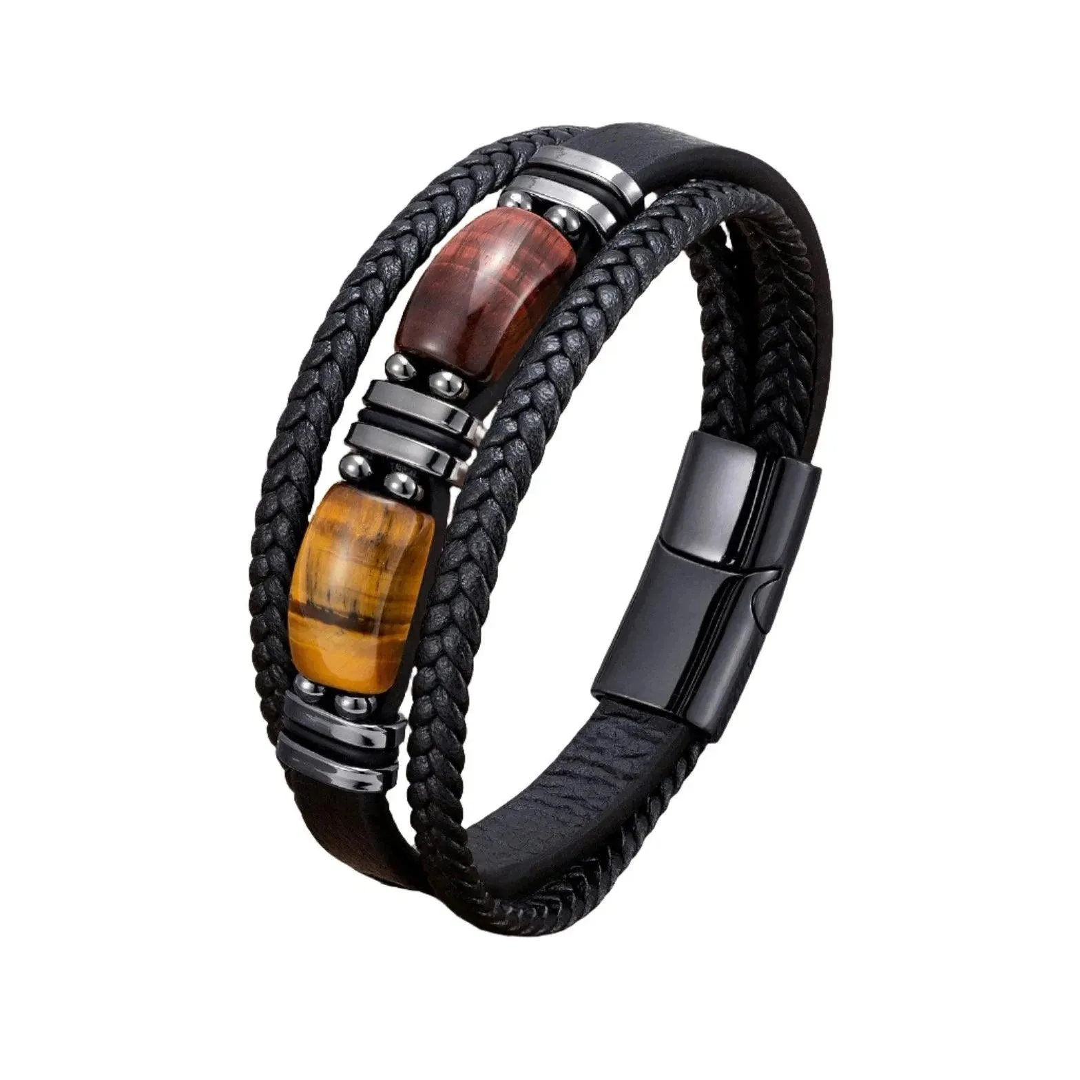 Sapphire Tiger Eye Bracelet