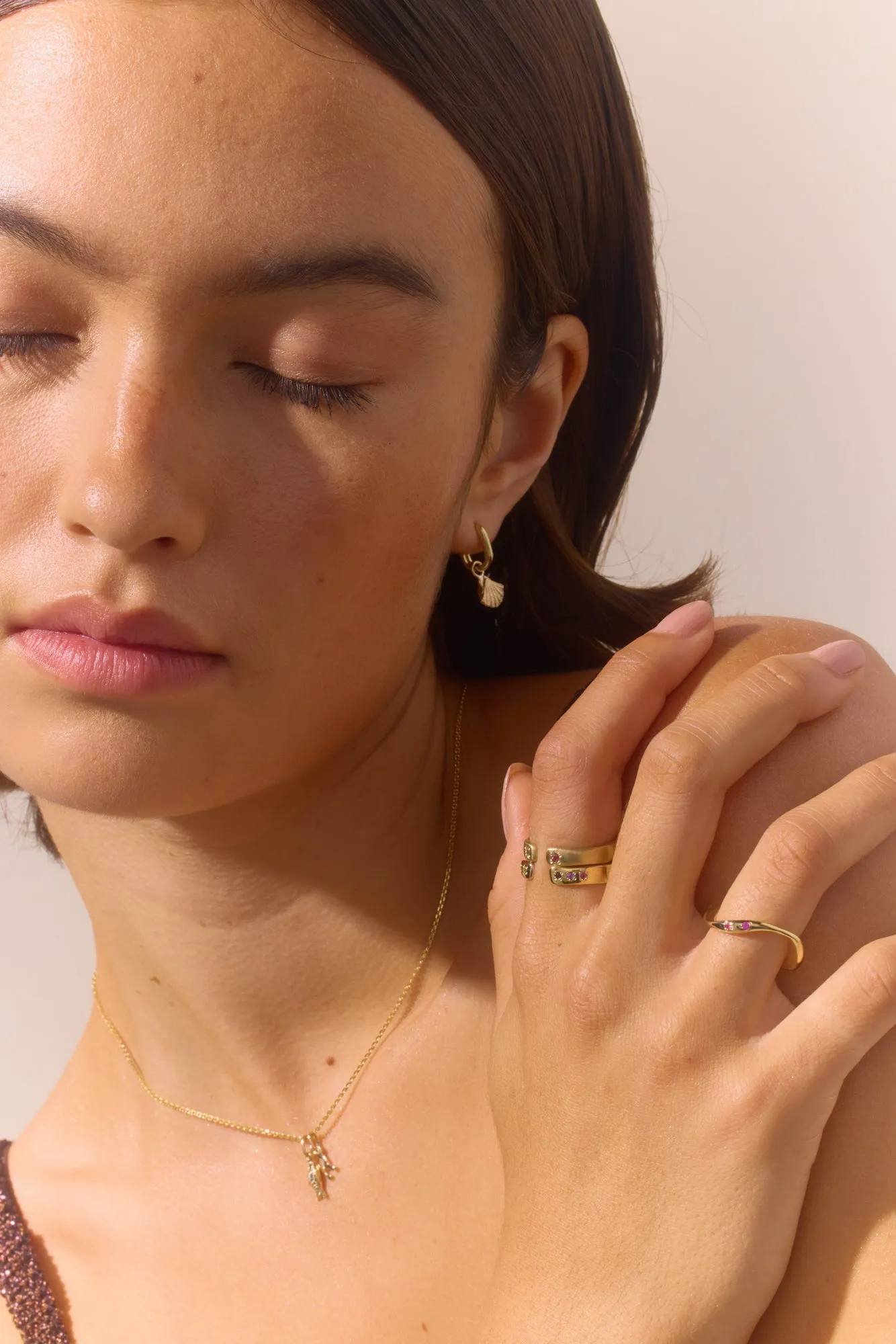 Shell Earring | Gold