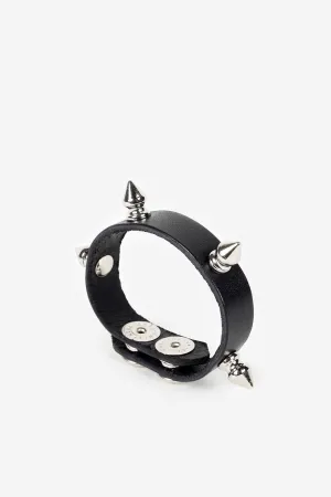 Sid Studded Leather Mini Cuff