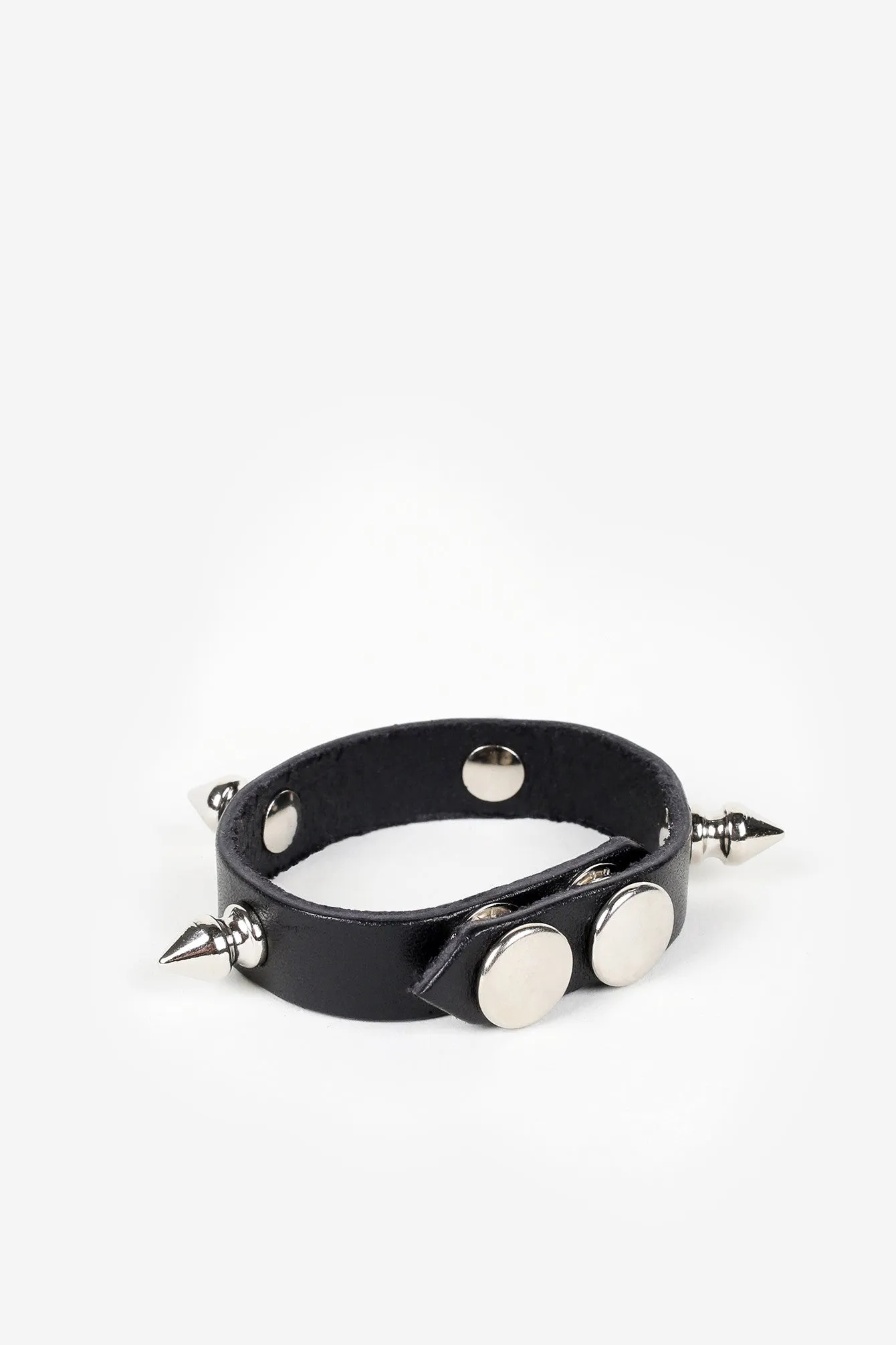 Sid Studded Leather Mini Cuff