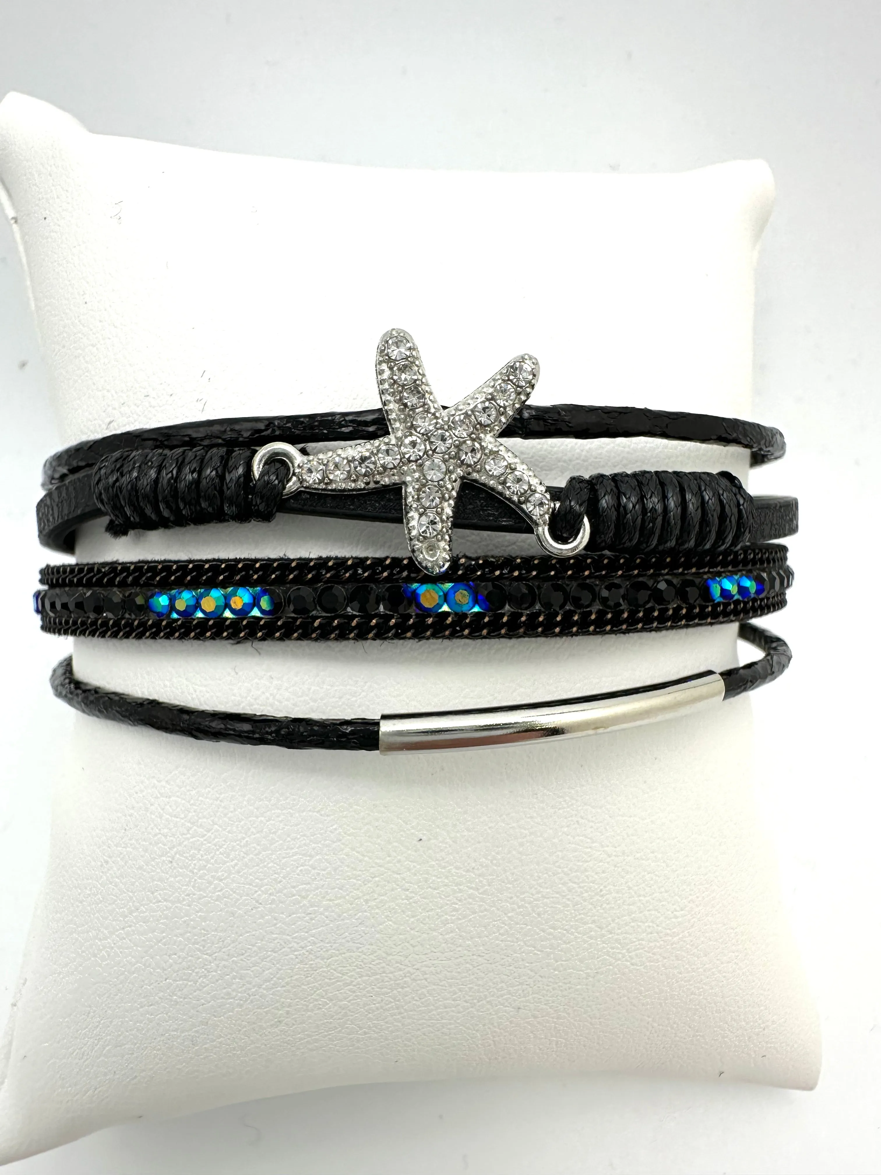 Starfish Magnetic Multistrand Bracelet