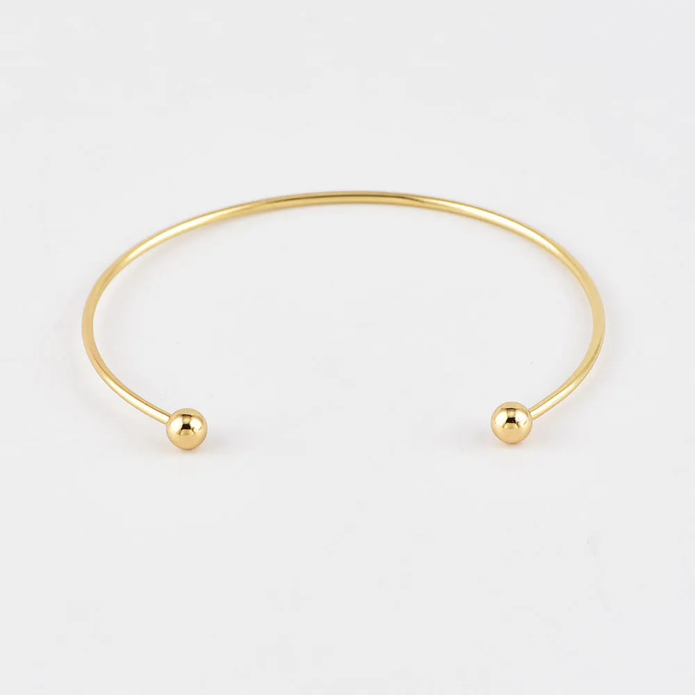 Street Style Trendy Fashion Metal Bracelet Bangles Combination Set