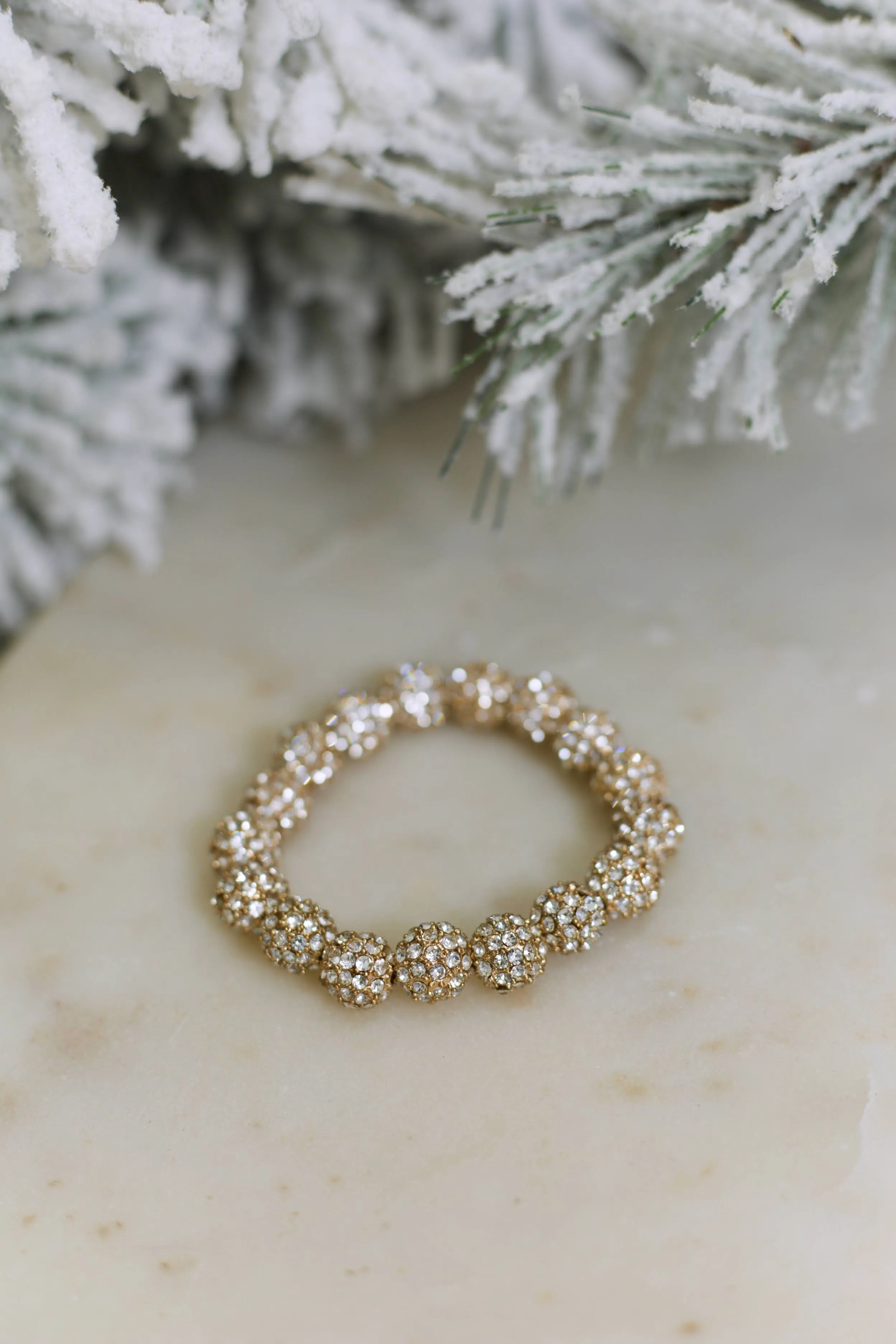 Tell Me More Ball Bracelet - Gold