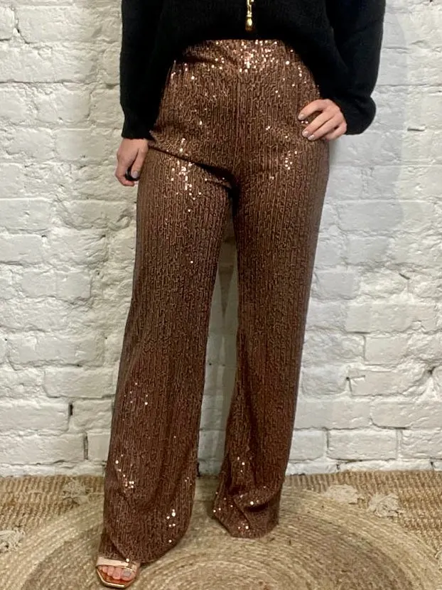 The Sequin Tinsel Palazzos Trousersihm
